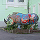 Скульптура носорога в Иваново